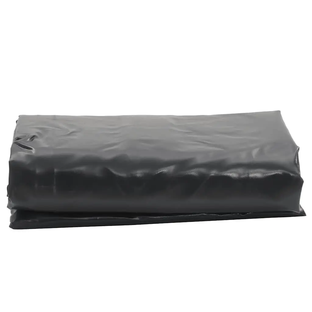 Heavy-Duty Tarpaulin Water-Resistant 4x6m Anthracite Canvas with PVC Coating