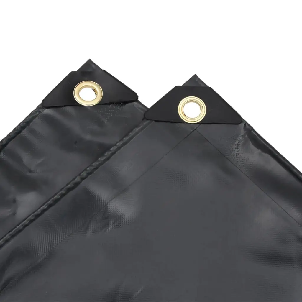 Heavy Duty Tarpaulin Cover Waterproof 2.5x3.5m Anthracite Mould Resistant UV Resistant For Garden Furniture Trailers Boats