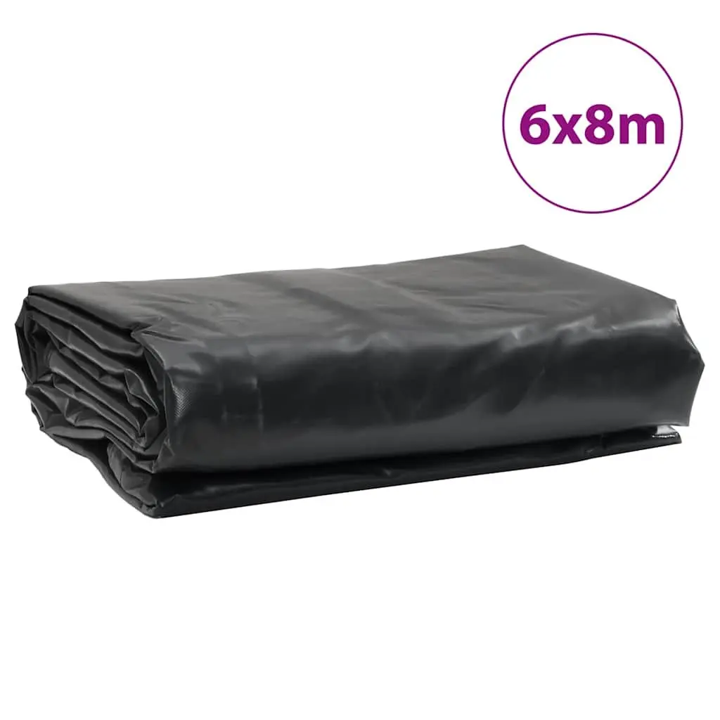 Heavy Duty Waterproof Tarpaulin UV Resistant 6x8 m Anthracite Cover for Outdoor Furniture and Garden Protection