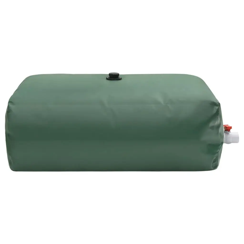 Foldable PVC Water Tank 100L Green Lightweight Garden Watering Storage Container with Tap