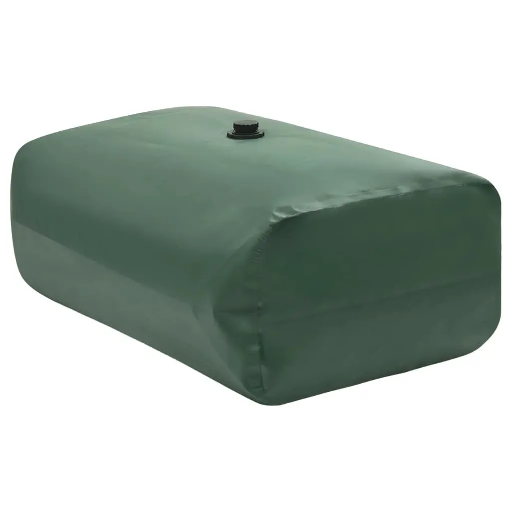 Foldable Water Tank PVC 500L Green with Tap