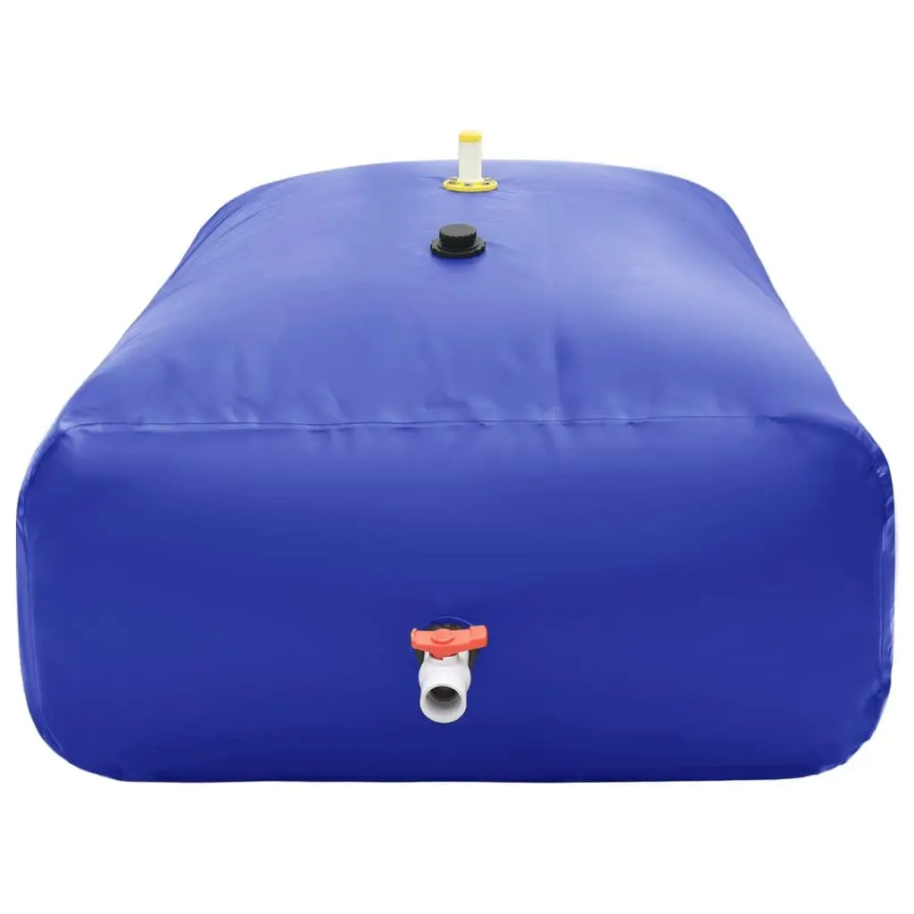 Foldable 3000L Water Tank Blue PVC for Garden Storage and Rainwater Collection