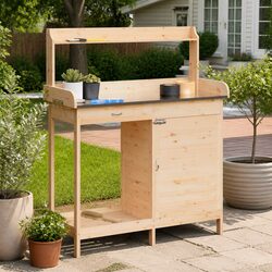 Functional Potting Table for Gardening Needs