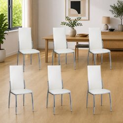 6 White Dining Chairs for Everyday Use