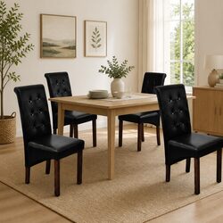 Functional Dining Chairs Set of 4 for Home Use