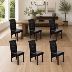 Versatile Dining Chairs: Set of 6 for Any Room