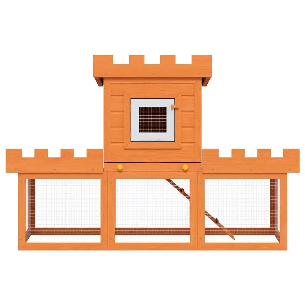2-Layer Rabbit Hutch for Home Use