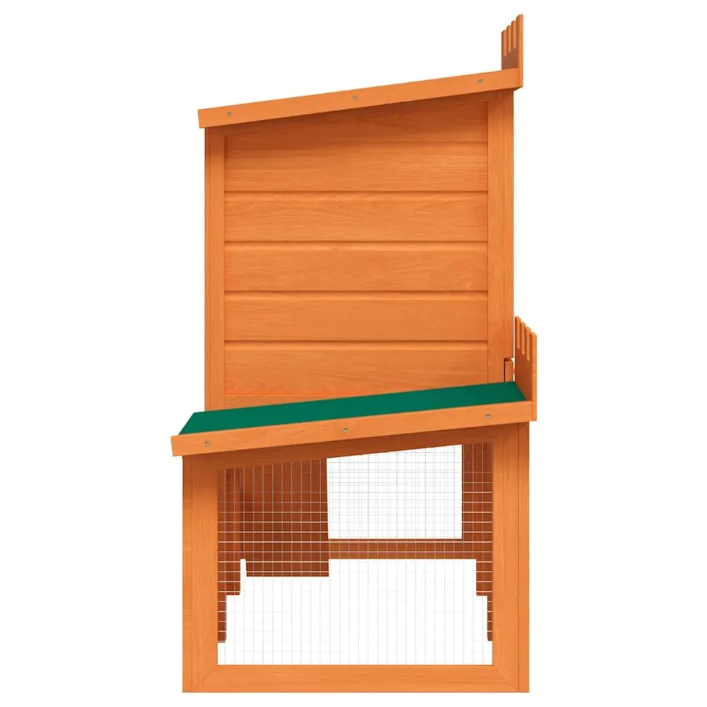 2-Layer Rabbit Hutch for Home Use