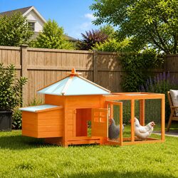 Practical Chicken Coop for Backyard Use