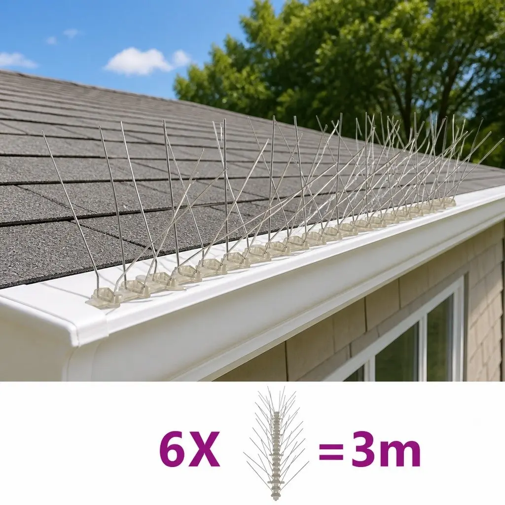 Bird Spikes for Home and Garden Use