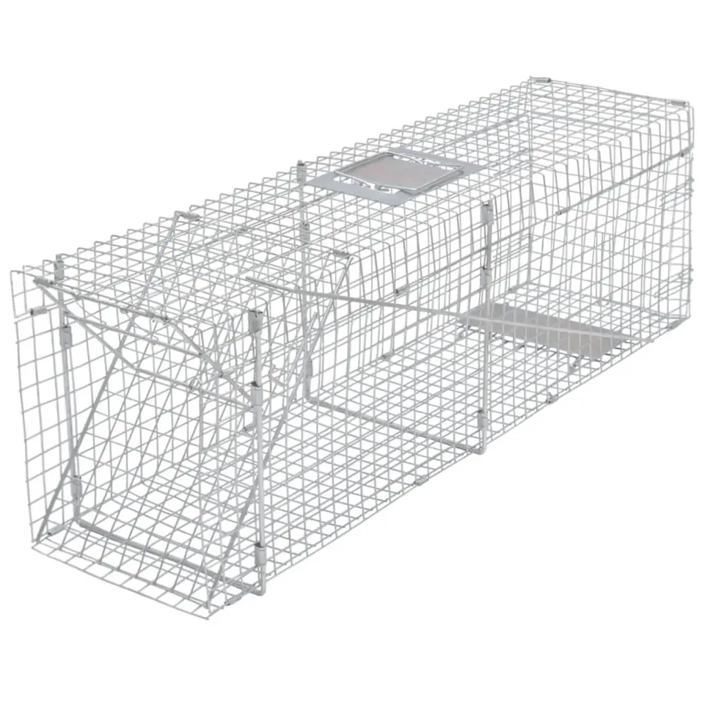 Live Trap Wire Mesh 100cm Single Door Galvanised
