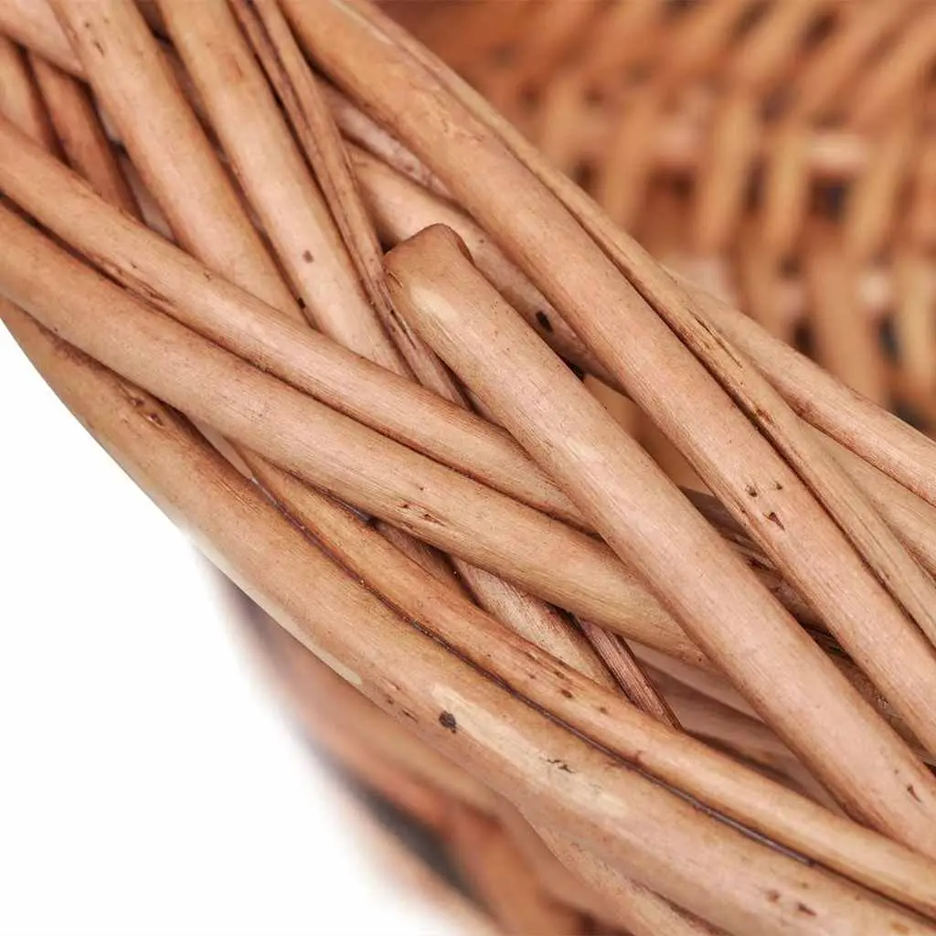 Pet Bed Dog Basket 90cm Brown Willow Woven Natural Indoor Outdoor