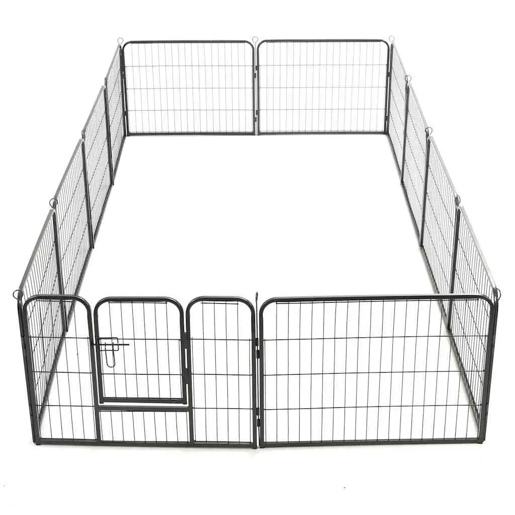 12-Panel Pet Playpen for Home Use