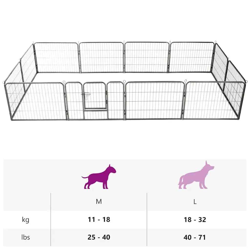 12-Panel Pet Playpen for Home Use