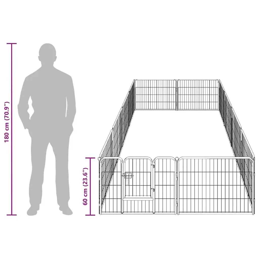 12-Panel Pet Playpen for Home Use