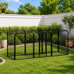 Practical 8-Panel Dog Playpen for Home Use, 80x100cm