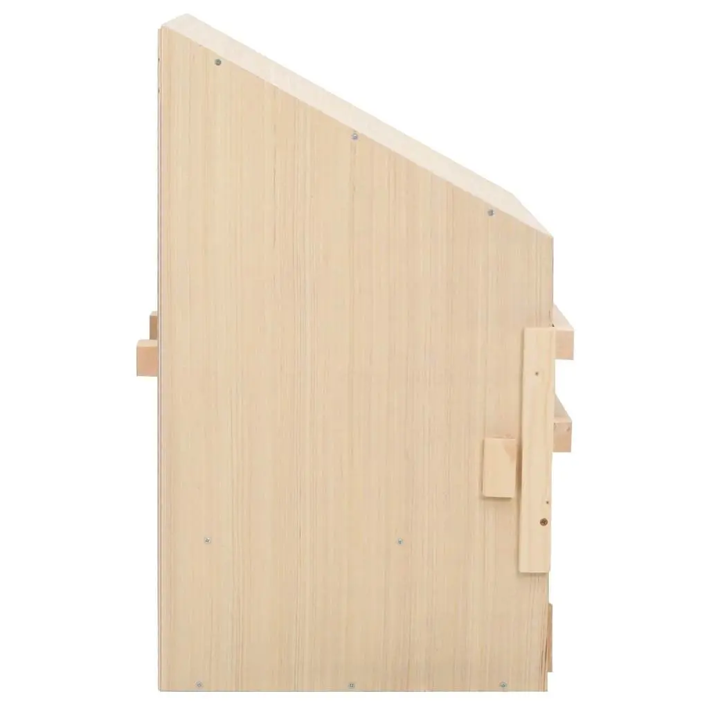 Wooden Chicken Laying Nest Box 2 Compartments 63 x 40 x 65 cm