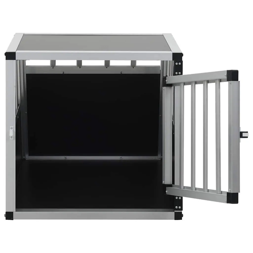 Dog Cage for Travel and Home Use, Silver