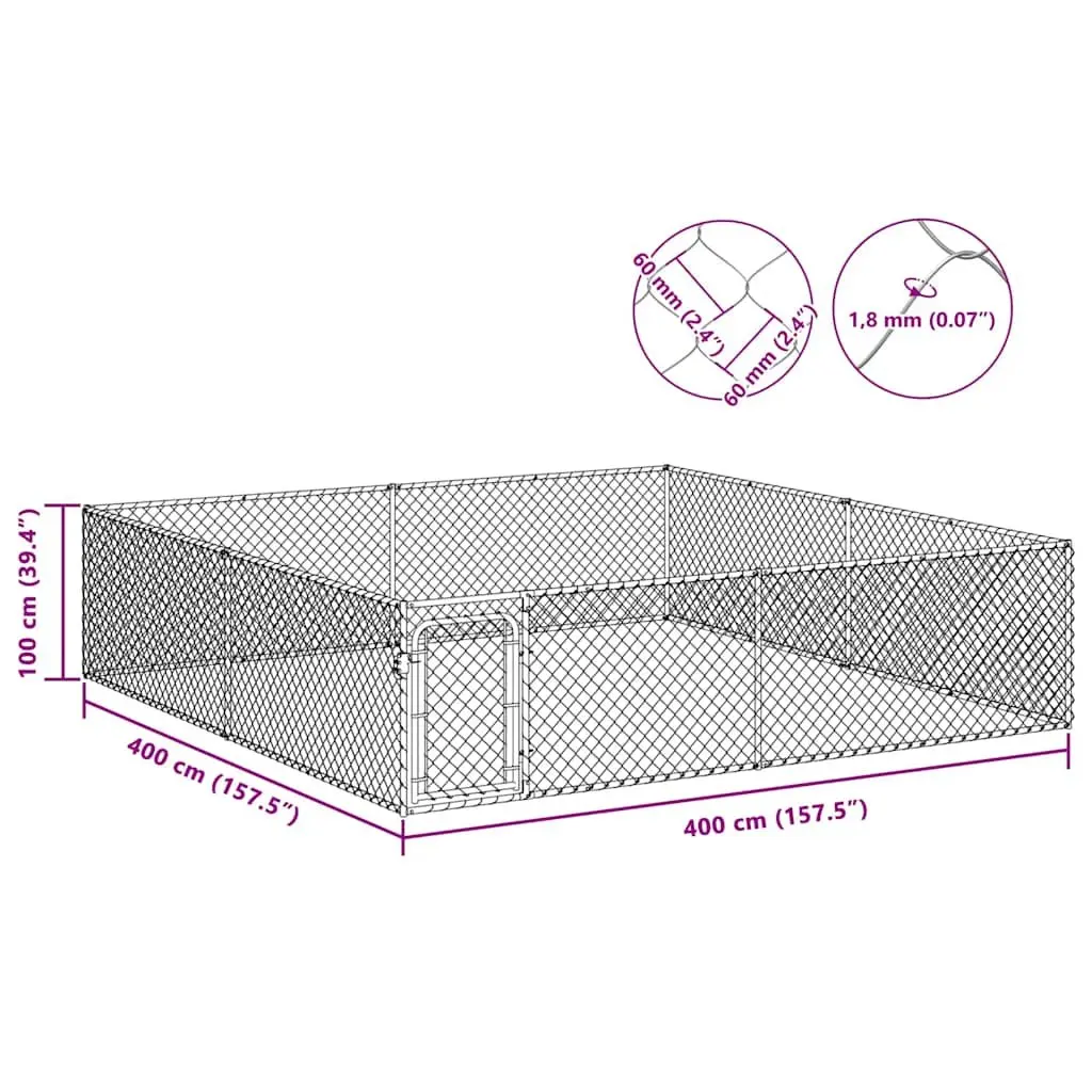 Outdoor Dog Kennel for Safe Containment