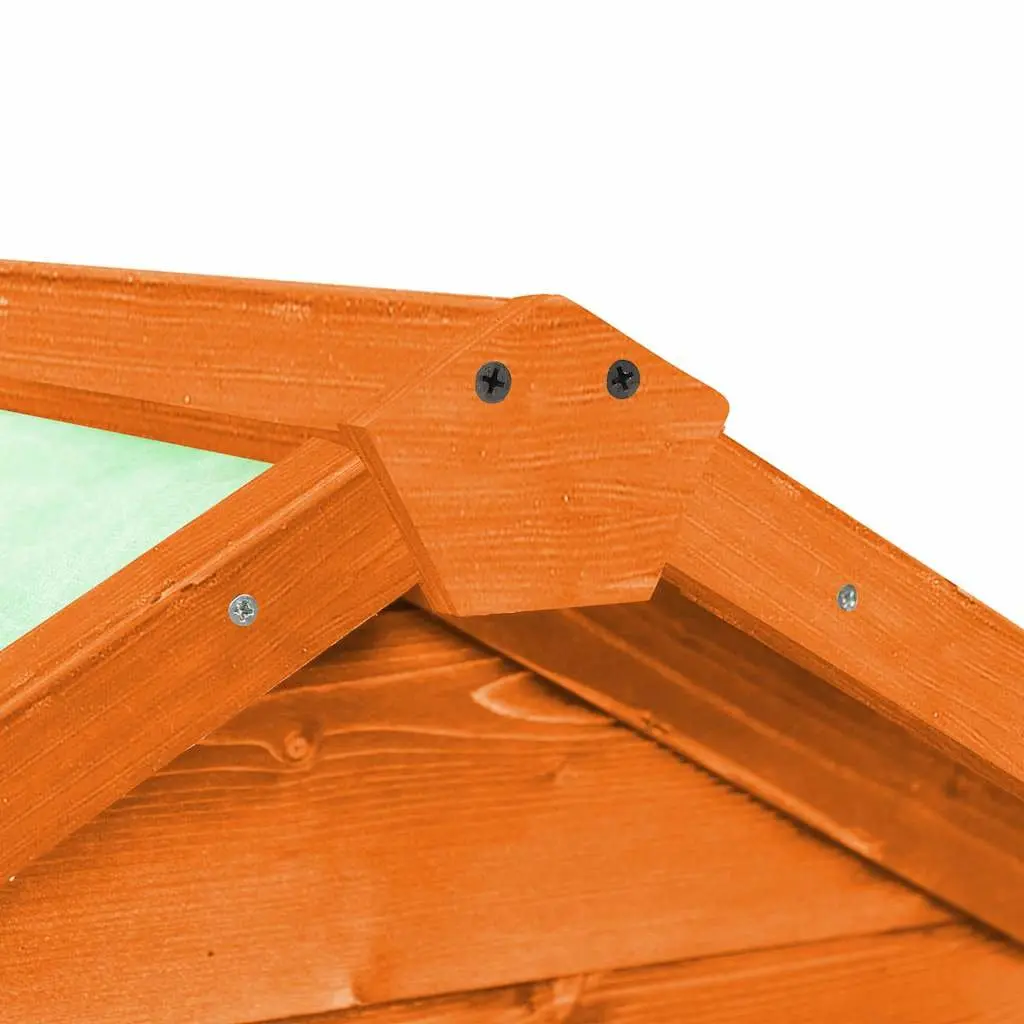 Rabbit Hutch 2-Tier Wooden Small Animal Cage with Ramp Drawer Nesting Box