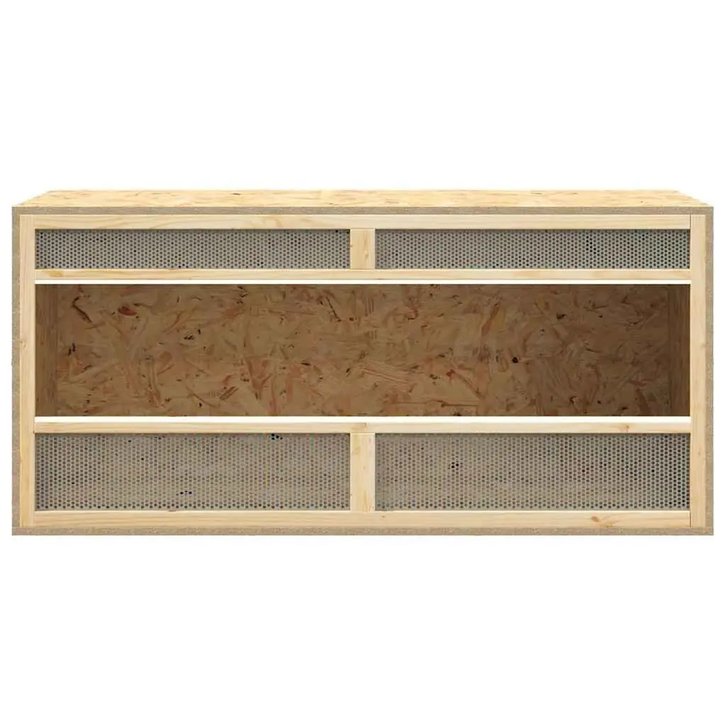 Small Animal Terrarium Enclosure Engineered Wood 100x47x47cm Multicolour