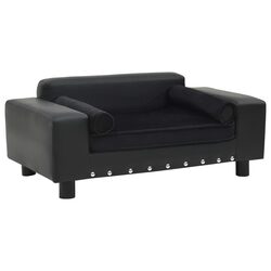 Versatile Black Dog Sofa Bed for Cozy Spaces