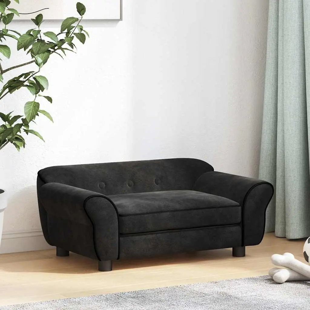 Black Pet Sofa Bed for Home Comfort
