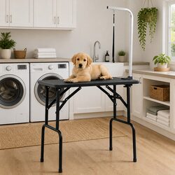 Practical Dog Grooming Table for Home and Mobile Use