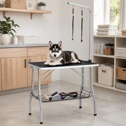 Functional Dog Grooming Table for Home and Mobile Use