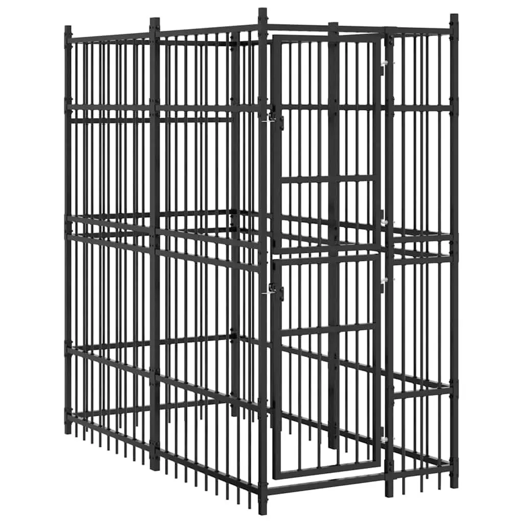 Outdoor Dog Kennel for Training and Play 1.84m²