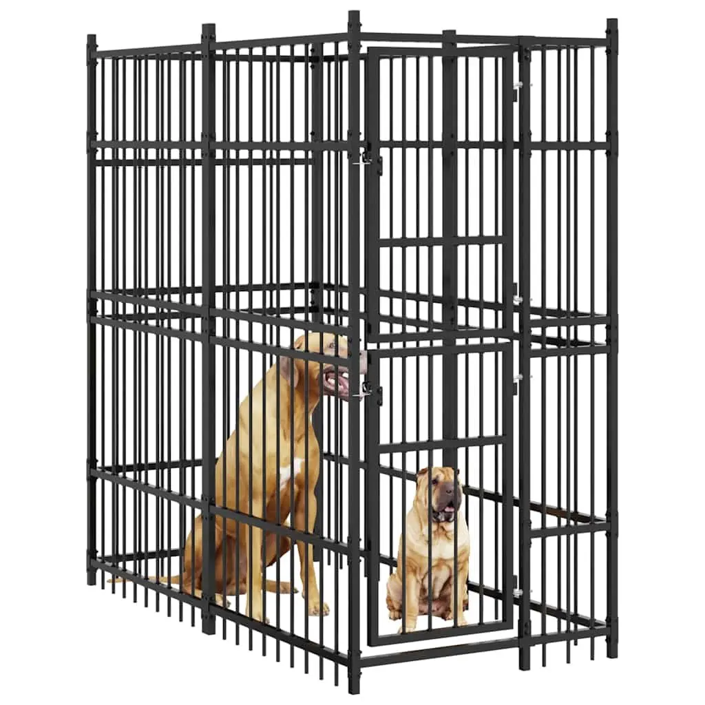 Outdoor Dog Kennel for Training and Play 1.84m²