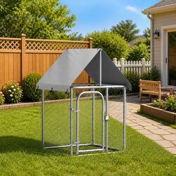 Practical Outdoor Dog Kennel for Active Pets