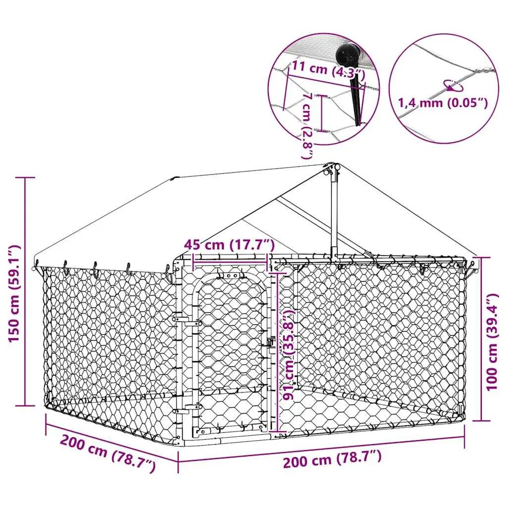 Outdoor Dog Kennel for Backyard Use