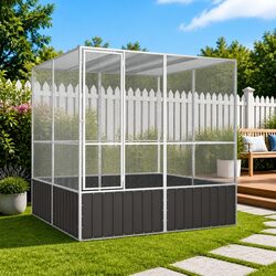 Practical Large Bird Cage for Active Outdoor Use