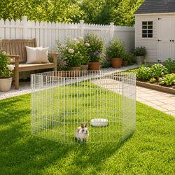 Practical 6-Panel Pet Enclosure for Home Use