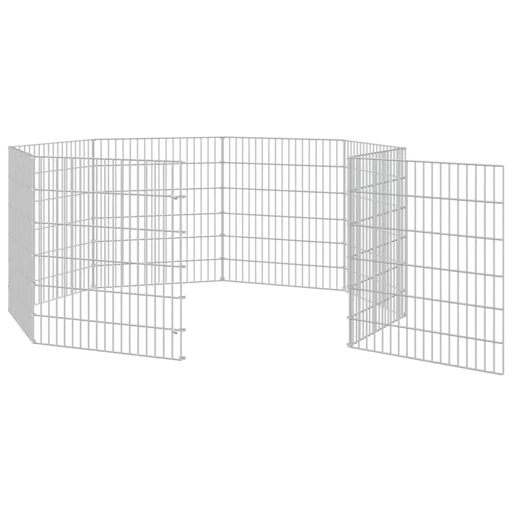 Small Animal Enclosure 8-Panel Pet Pen Rabbit Guinea Pig Run Cage Exercise
