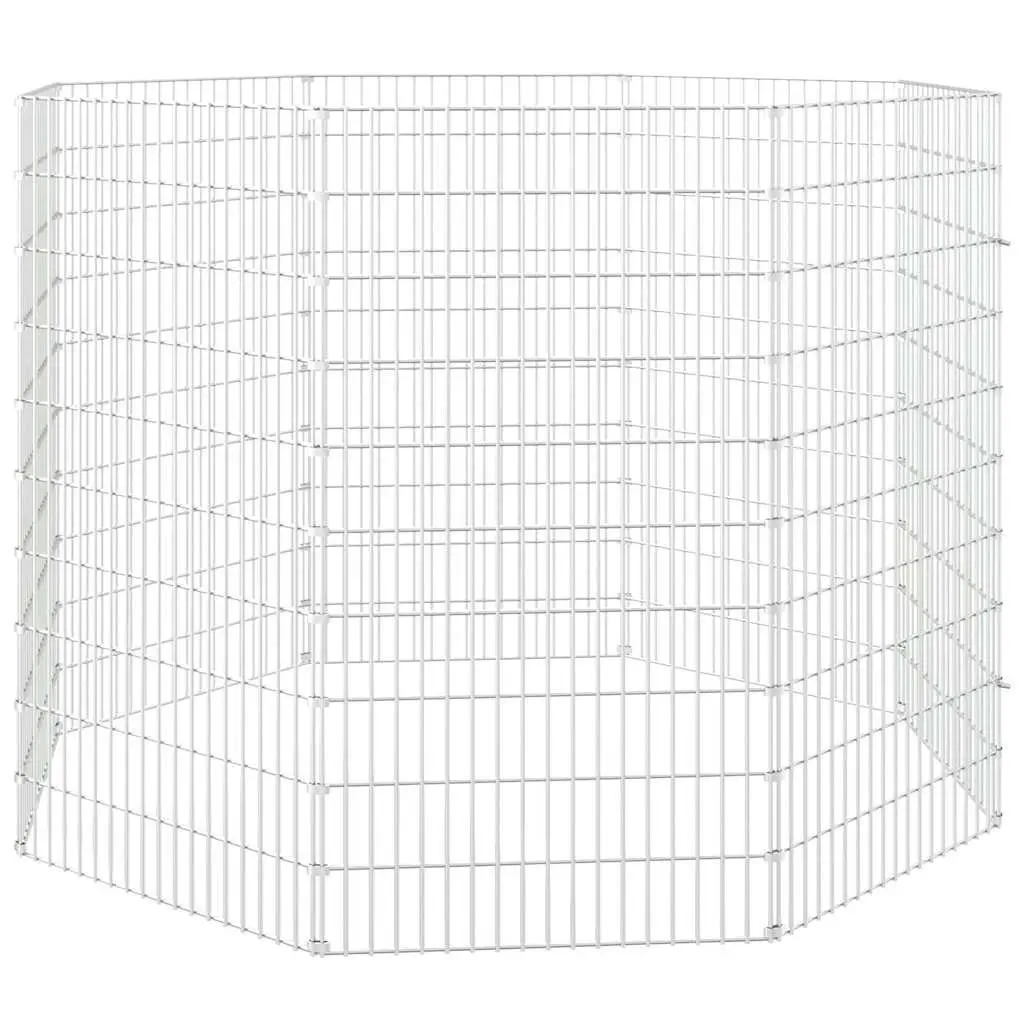 Small Animal Enclosure 8-Panel Pet Run Cage Exercise Playpen Portable Outdoor