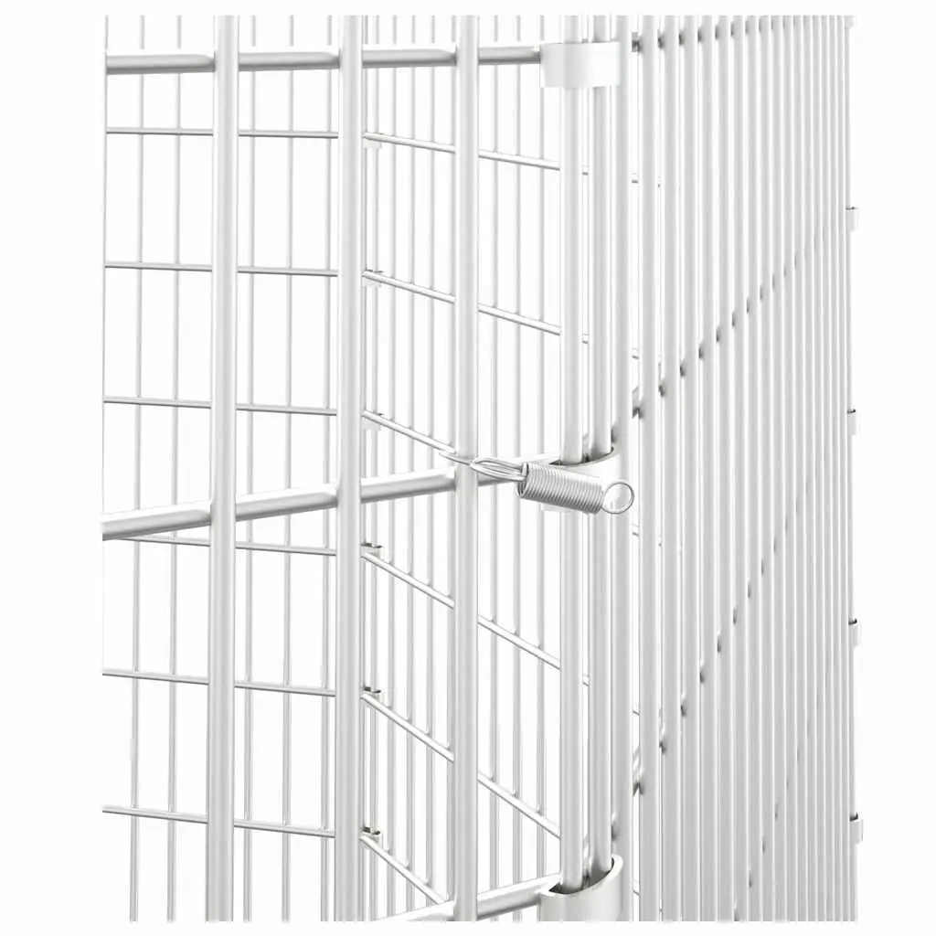 Small Animal Enclosure 8-Panel Pet Run Cage Exercise Playpen Portable Outdoor
