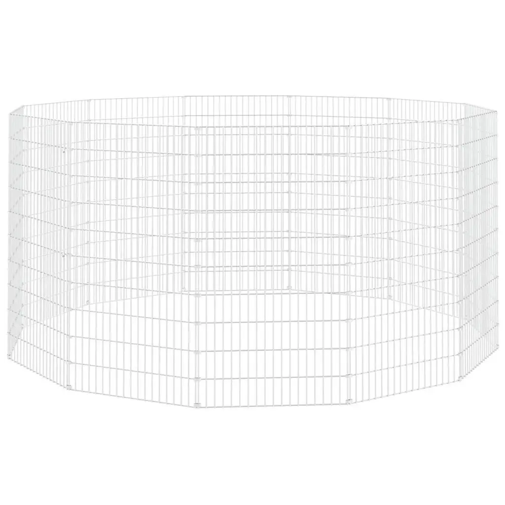 12-Panel Enclosure for Small Pets' Outdoor Fun