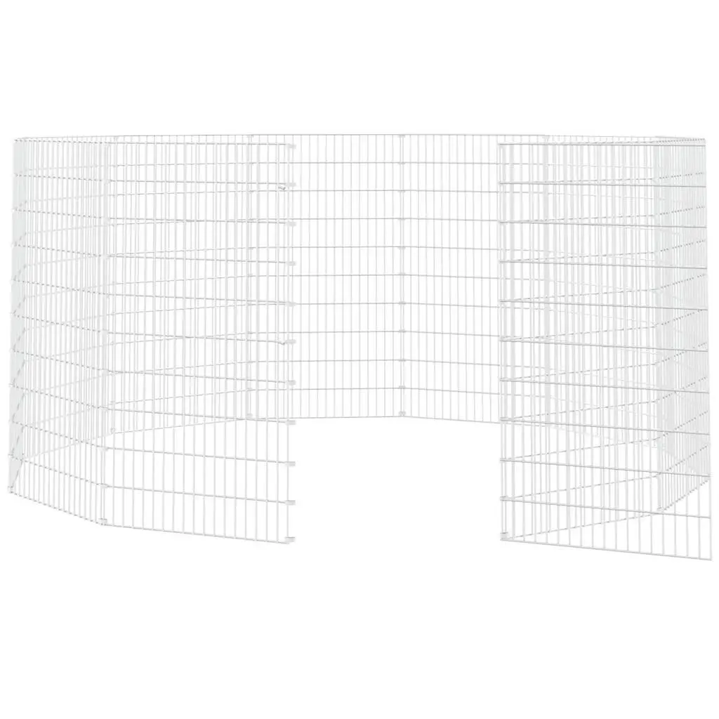 12-Panel Enclosure for Small Pets' Outdoor Fun