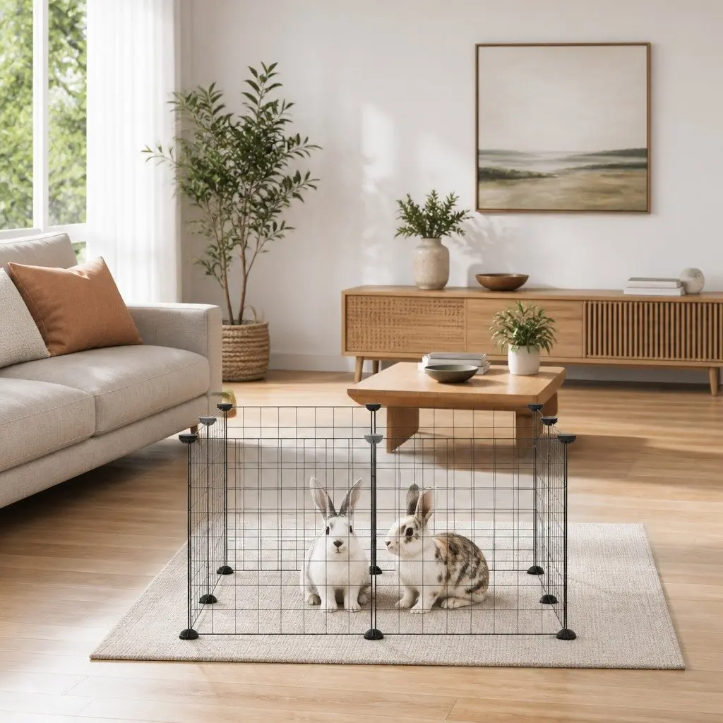 8-Panel Pet Cage for Various Settings
