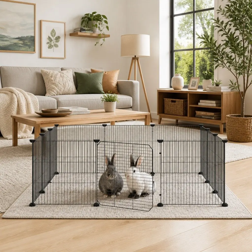 12-Panel Pet Cage with Easy Access Door