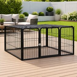Practical Dog Playpen for Home and Garden Use