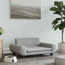 Practical Light Grey Dog Bed for Everyday Use