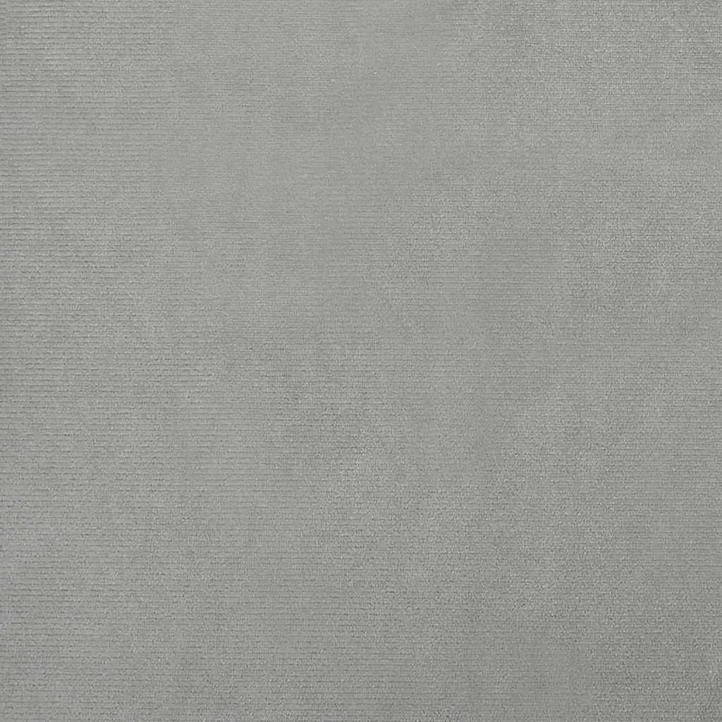 Dog Bed Velvet Padded Foam Grey 100 x 50 x 21 cm