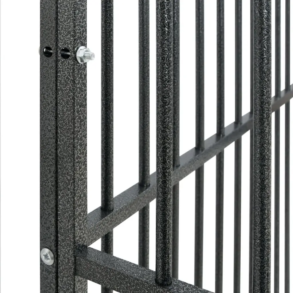 Black Dog Cage for Indoor and Outdoor Use