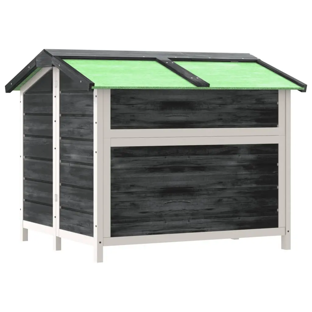 Large Grey Dog Kennel for Multiple Pets