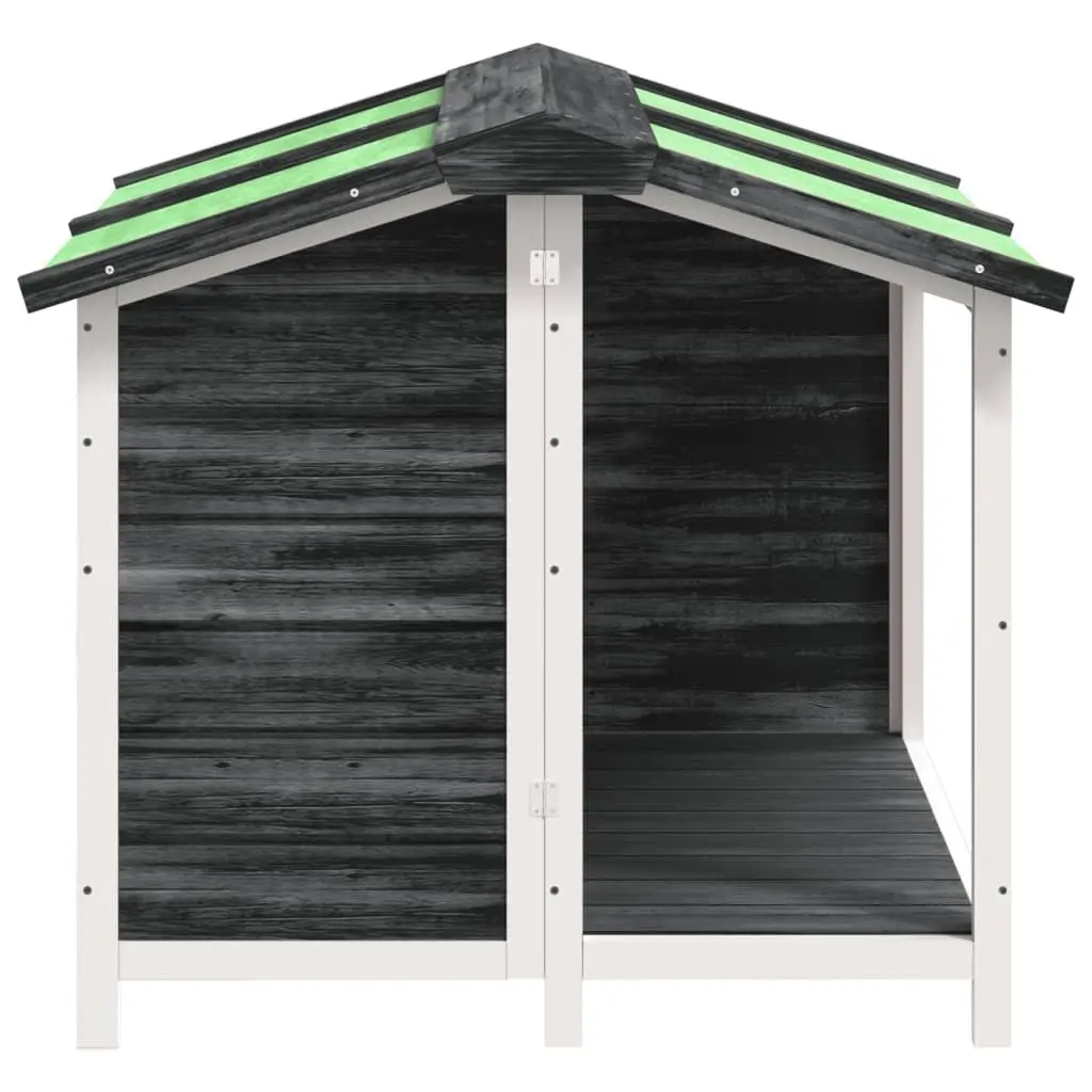 Large Grey Dog Kennel for Multiple Pets