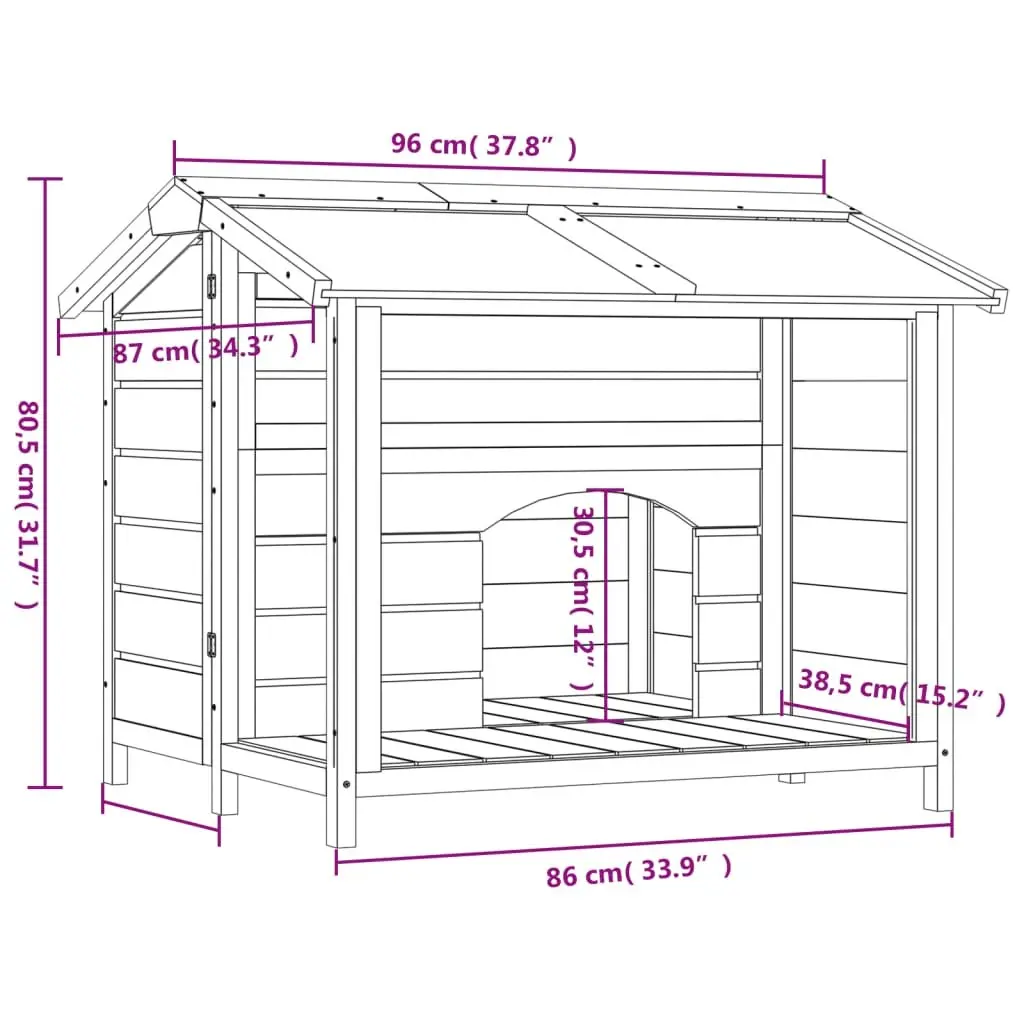 Large Grey Dog Kennel for Multiple Pets