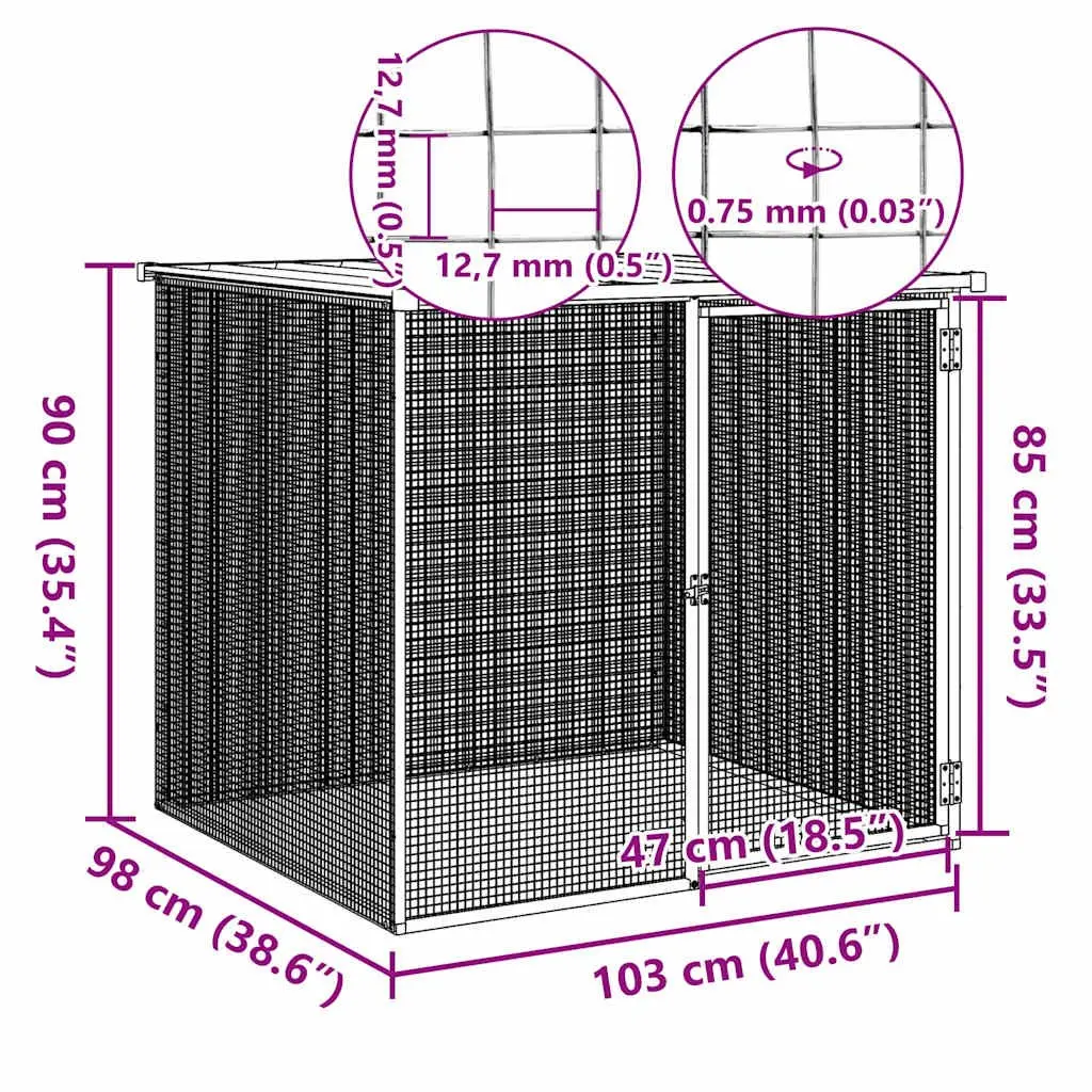 Chicken Cage with Roof for Backyard Needs